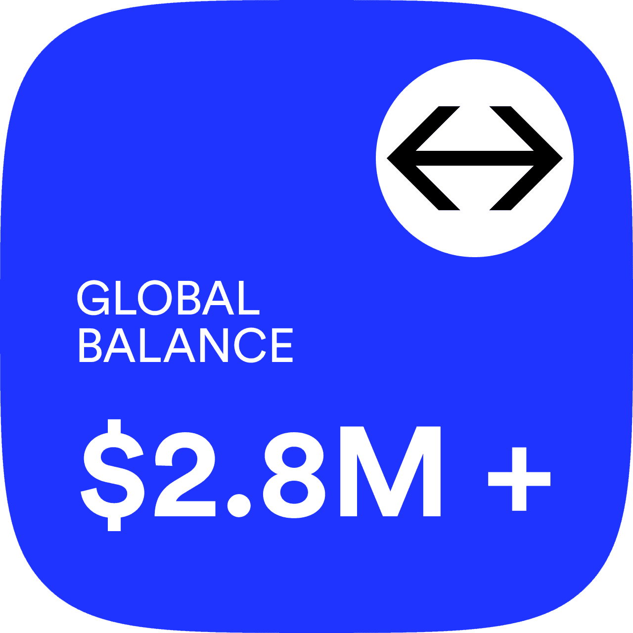 Global balance $2.8M plus